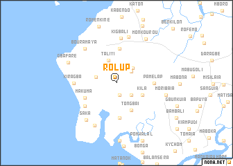 map of Rolup