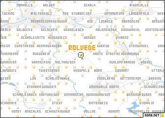 map of Rölvede