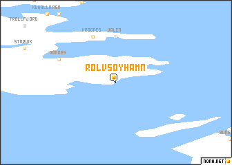 map of Rolvsøyhamn