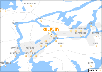 map of Rolvsøy