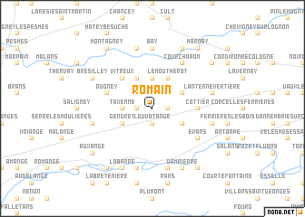 map of Romain