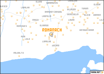 map of Romañach