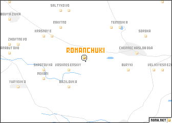 map of Romanchuki