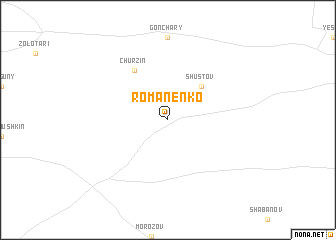 map of Romanenko