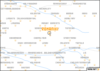 map of Romaniki