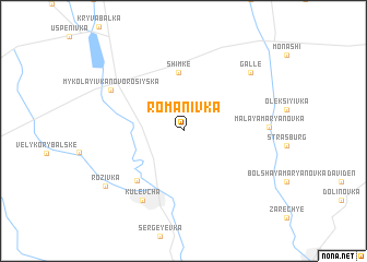 map of Romanivka