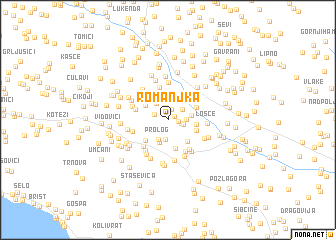 map of Romanjka