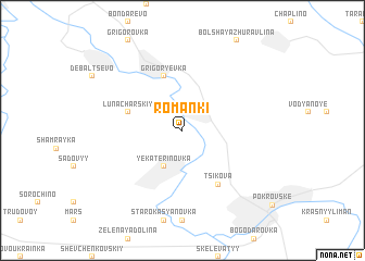 map of Romanki