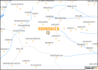 map of Romanovca