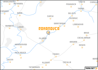 map of Romanovca