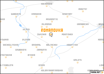 map of Romanovka