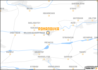 map of Romanovka