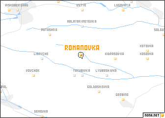 map of Romanovka