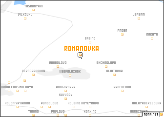 map of Romanovka