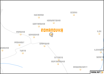 map of Romanovka