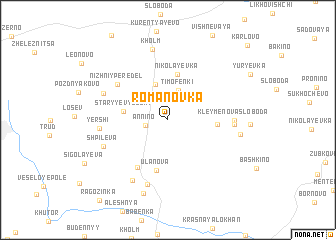 map of Romanovka