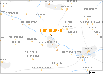 map of Romanovka