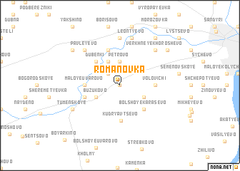 map of Romanovka