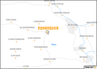 map of Romanovka