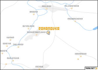 map of Romanovka