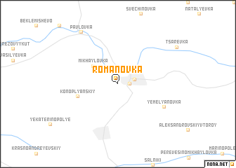 map of Romanovka