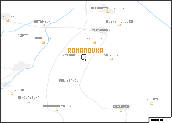 map of Romanovka