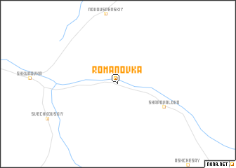 map of Romanovka