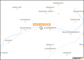 map of Romanovka