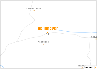 map of Romanovka