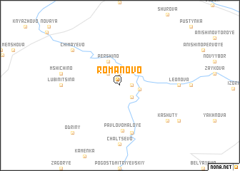 map of Romanovo