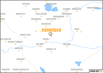 map of Romanovo