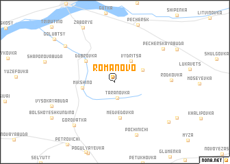 map of Romanovo