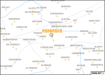 map of Romanovo