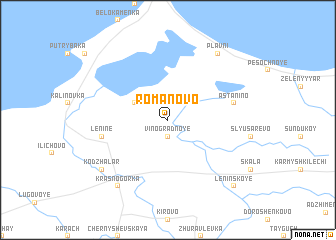 map of Romanovo