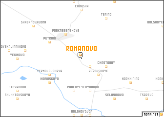 map of Romanovo