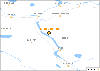 map of Romanovo