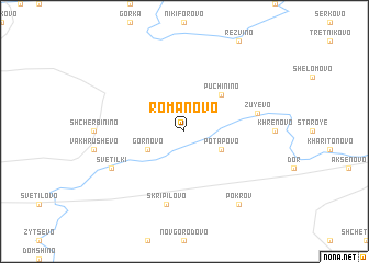 map of Romanovo