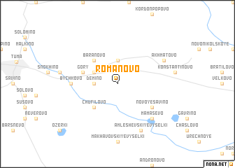 map of Romanovo