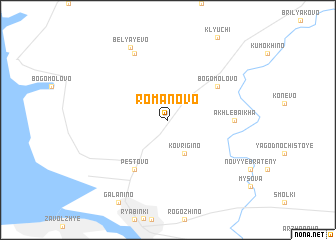 map of Romanovo