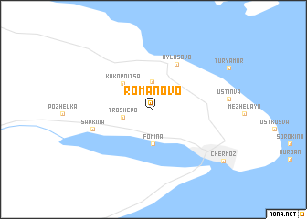 map of Romanovo