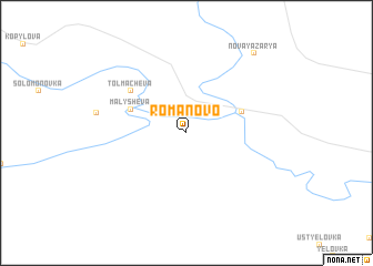 map of Romanovo