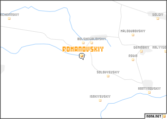 map of Romanovskiy