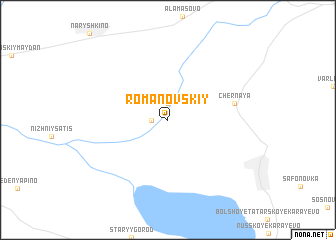 map of Romanovskiy