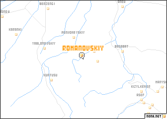 map of Romanovskiy