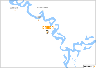 map of Romão