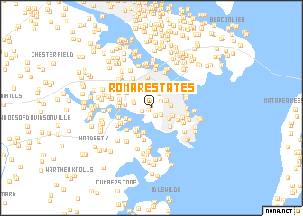 map of Romar Estates