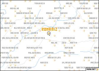 map of Romariz