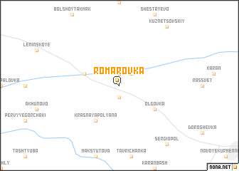 map of Romarovka