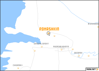 map of Romashkin