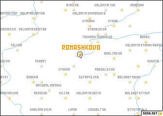 map of Romashkovo